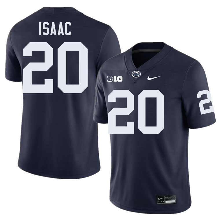 Adisa Isaac Penn State Jersey,PSU Nittany Lions #20 Adisa Isaac Football Uniforms-Navy